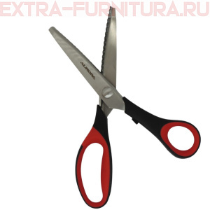 Ножницы Aurora зиг-заг 23см, шаг зубчика 5мм AU 489А