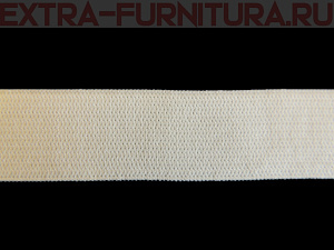 Резинка вязаная, 25мм, цв.белый (уп.-50м, 12уп./48уп.) "М"