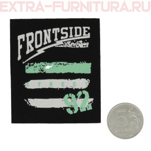 Нашивка FRONTSIDE цв.мята