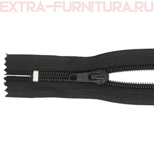 Молния спираль обувная Т7, дл.30 см, цв.322 черный