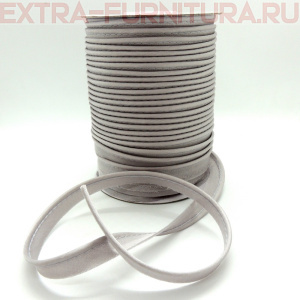 Кант атласный 12 мм, 72 ярда, цв. 119 светло-серый ЕВРО