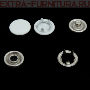 Кнопка рубашечная 9,5мм, цв.101 белый матовый (уп.1440шт) №382 Buttoni