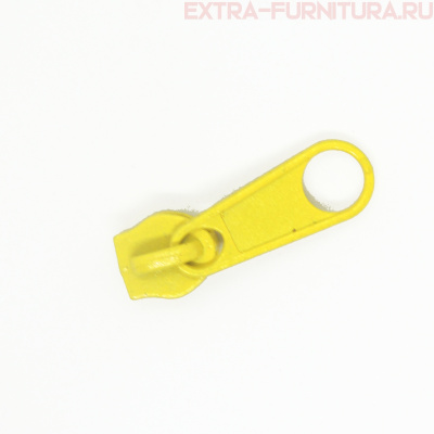 Бегунок к рулонной молнии тип 5, цв.110 желтый