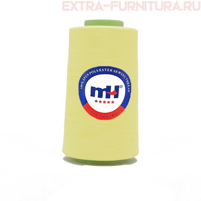 Нитки МН 40/2 п/э  5000 ярдов №129 св.желтый