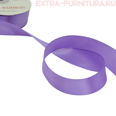 Лента атласная 24 мм цв 171 сирень рул. 27,42м