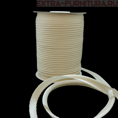 Кант атласный 12 мм, 72 ярда, цв. 002 бежевый ЕВРО