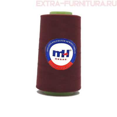 Нитки МН 40/2 п/э  5000 ярдов №123 бордо