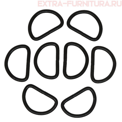 Полукольцо 15 мм (d=2 мм), цв. оксид, уп.500шт А