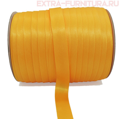 Косая бейка 16мм 132м цв.018 оранжевый ЕВРО