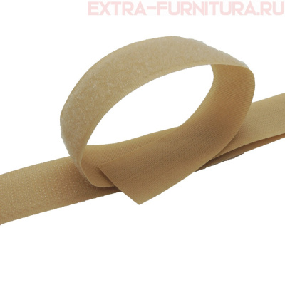 Лента контакт 25мм цв.бежевый 2068 (25м)