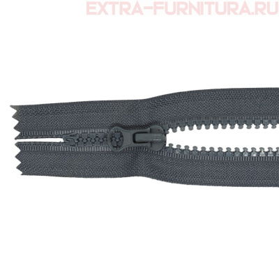 Молния Трактор Т5 1 замок 18см, цв.312 темно-серый, LOGO, н/р