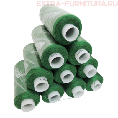 Нитки IDEAL бытовые 40/2 366м, цв.431 зеленый (уп.10шт)